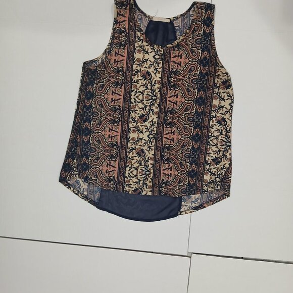 Love Spell women's top blouse floral color size M. - Picture 2 of 14